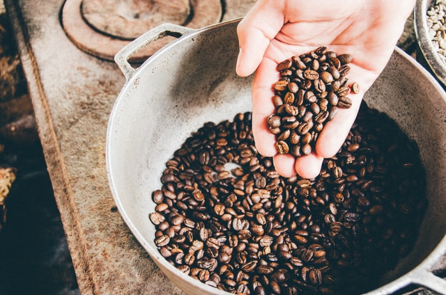 Coffee beans image showing that stock images can rank on search results