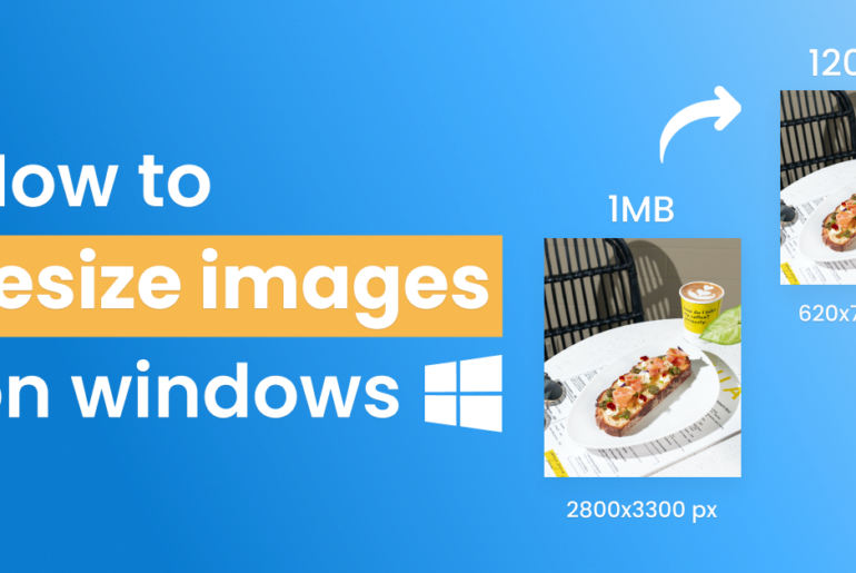 How to resize images on windows
